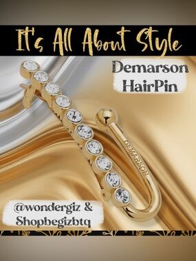 Authentic Demarson Delicate Statement HairPin To Call the Attention of Everyone